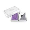 Copag Unique 100% Plastic Playing Cards -   Poker Size, Super Index, Purple/Gray 2 Deck Set